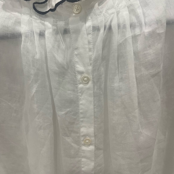 FRAME SHEER SLEEVELESS BLOUSE - Picture 9 of 10